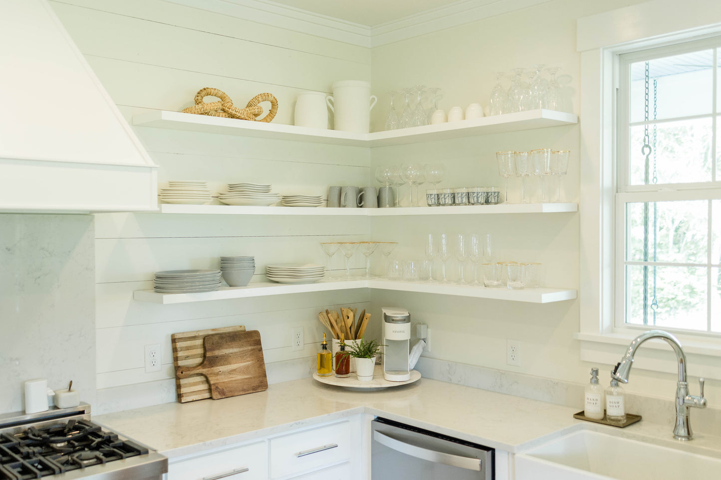 Rattan Wrapped Mango Wood Chain