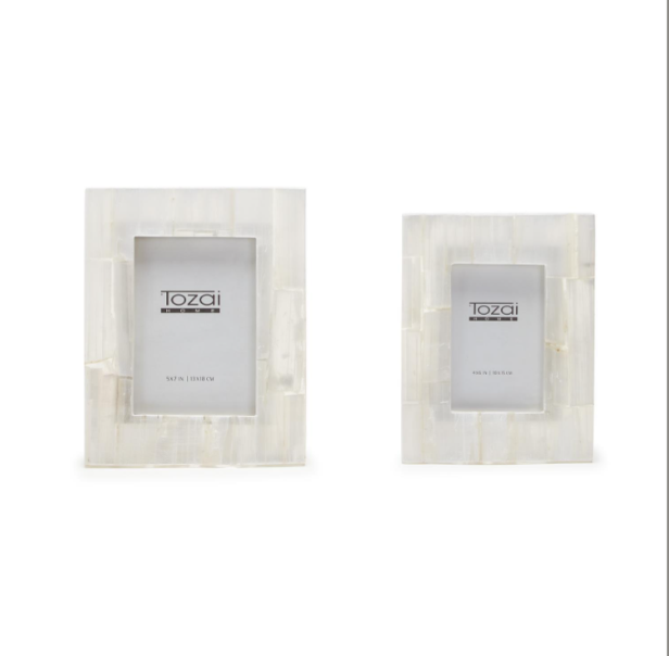 Selenite Photo Frame