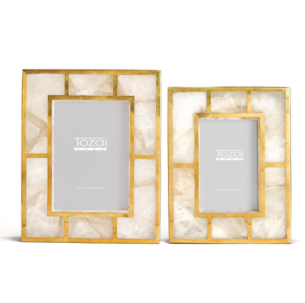 White Quartz Photo Frame