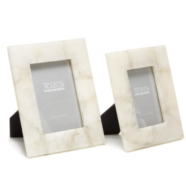 White Quartz Photo Frame